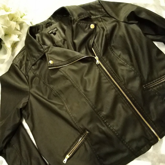 New Look Jackets & Blazers - New Look Leather Jacket
